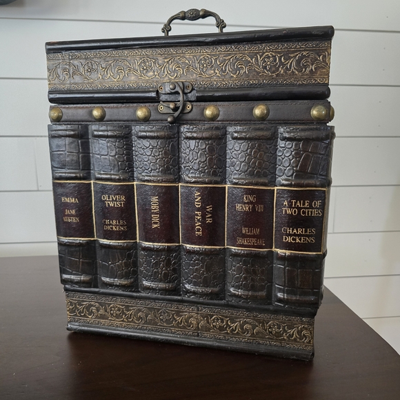 Antique Other - Vintage Book-Style Storage Box